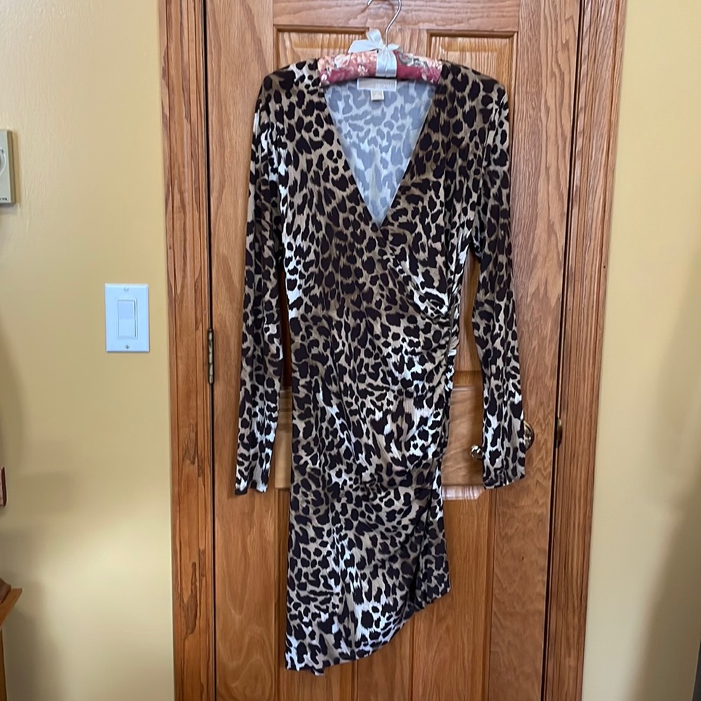 Michael Kors women’s leopard print dress in size 10